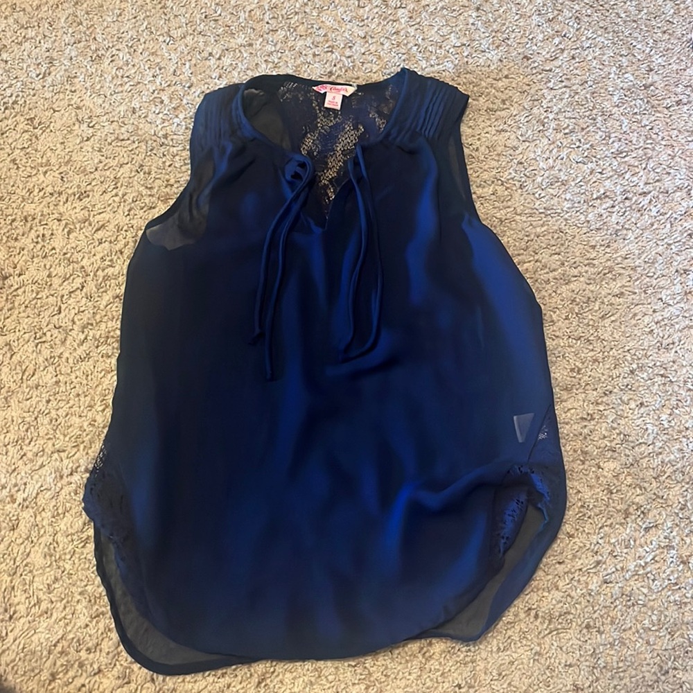 Candies blue shear top